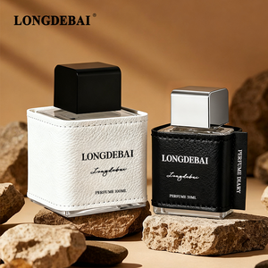 High-Grade 50ml Empty <b>Perfume</b> <b>Bottle</b> 30ml 100ml Square <b>Perfume</b> <b>Bottle</b> with Leather Shell Custom <b>Perfume</b> <b>Bottle</b> With Magnetic Cap - Product Image 2