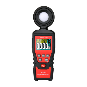Luxmètre numérique automatique HT620L, mesure LUX/FC, mesureur de lumière LED avec rotation à 180 degrés, avec fonction de maintien des données REL MIN AVG - Product Image 5