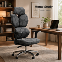 Chaise de bureau ergonomique en maille, chaise de direction réglable à dossier haut, chaises pivotantes confortables et luxueuses pour le bureau