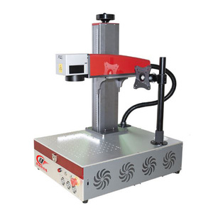 Raycus Fiber Laser Marking Machine <b>Bench</b> Top 110V/220V High Accuracy <b>Metal</b> Plastic Wood Leather Marking - Product Image 3