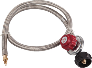 América do Norte Austrália México BBQ <span class=keywords><strong>Grill</strong></span> Peças Ajustável POL 0-5PSI <span class=keywords><strong>LP</strong></span> Regulador De Gás Propano com Mangueira - Product Image 3