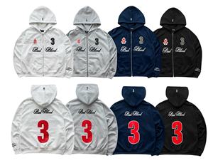 Sudadera con capucha Unisex de Vietnam de alta calidad de moda Boxy Fit 100% algodón sudadera de manga larga mezcla de cremallera con bolsillo - Product Image 3