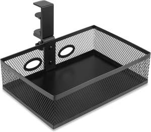 Tiroirs de rangement de <span class=keywords><strong>bureau</strong></span> en matériau PC à un étage rotatif à <span class=keywords><strong>360</strong></span> ° <span class=keywords><strong>Plateau</strong></span> organisateur caché pour <span class=keywords><strong>bureau</strong></span> à domicile Support de tiroir en boîte - Product Image 5