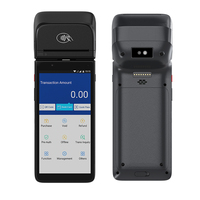 Kiosque de paiement portable 6 pouces, terminal POS mobile Android 13, système POS intelligent tout-en-un certifié avec SDK gratuit M90
