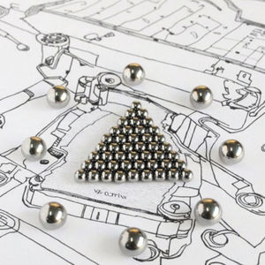 Hochpräzise 100 Cr6 6,35mm G20 Chromstahl kugel Massiv metall kugel - Product Image 5