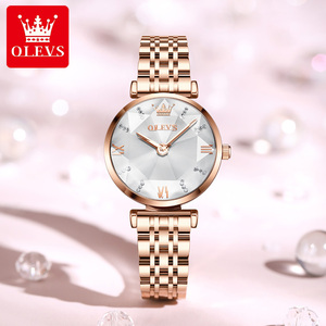 Reloj de Cuarzo Impermeable de Venta Directa de Fábrica, Relojes Personalizados de Alta Calidad con Logotipo, Reloj de Cuarzo de Lujo OLVES 6642 - Product Image 4