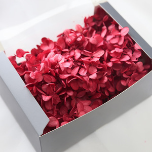 Flor inmortal Rosa Flores Preservadas Baratas Mini Flor de hortensia preservada - Product Image 1