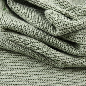 Chất Lượng Cao 270gsm Đôi Cáp Sọc Vải Dệt Kim 85% Cotton 15% <span class=keywords><strong>Polyester</strong></span> Cho Cô Gái 'Áo Khoác/Áo Nỉ Và Boys' Hàng May Mặc - Product Image 2