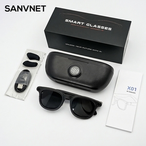2026 X01 Ultra AI 8MP Smart Glasses Camera Video Recording Dual-<b>Mic</b> Noise Cancellation Translation Sunglasses Men 8MP Camera Cap - Product Image 1