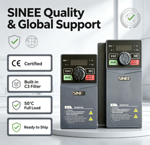Sinee EM730แปลงความถี่สามเฟส220V AC 11KW อุตสาหกรรมอัตโนมัติมอเตอร์ควบคุมความเร็ว - Product Image 6