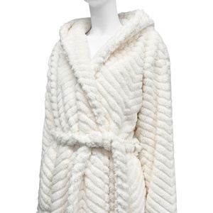Verified Supplier Fleece Lined Satin Robe Luxury Double-Layer Jacquard Silk  | Alibaba.com