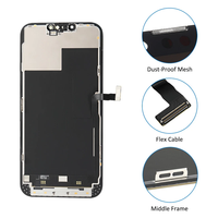 Écrans LCD de remplacement 100 % testés pour téléphones mobiles iPhone X XR XS 11 12 13 14 16 17 Pro Max, écrans FHD pour modèles 5C 5s 6 6s 7 8 Plus