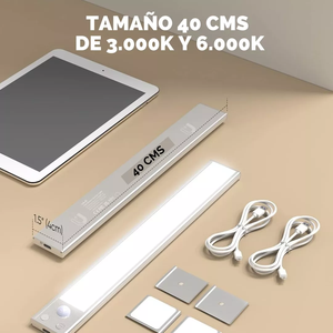 الجدار المغناطيسي القابل لإعادة الشحن بمنفذ USB مصباح ليلي حديث LED من أجل حركة خزانة الملابس المستقلة - Product Image 2