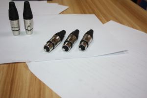 XLR 3 шпильки микрофонный разъем аудио разъема кабеля Разъем никелированной покрытием из бескислородной меди разъем DMX Cannon-<span class=keywords><strong>M</strong></span> одновременное подключение двух телефонов разъем - Product Image 6