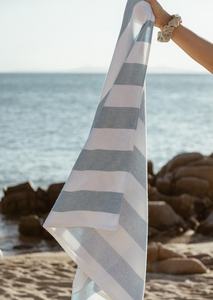 Toalla de Playa de Algodón sin Arena al por Mayor, Toalla de <span class=keywords><strong>Piscina</strong></span> con Rayas Jacquard Personalizadas, Toalla de Baño Cabana - Product Image 2