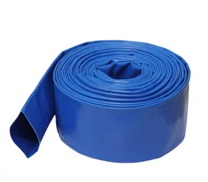 High Quality 12 Bar Pvc Layflat Hose Multi-Seasonal Use High Strength Density Collapsible Threaded Pvc Tubes