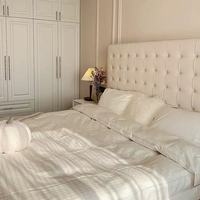 Moderner Luxus italienischer Echt leder Doppelbett rahmen King & Queen Size Schlafzimmer möbel Weiches Holz Kopfteil 3 Jahre Garantie