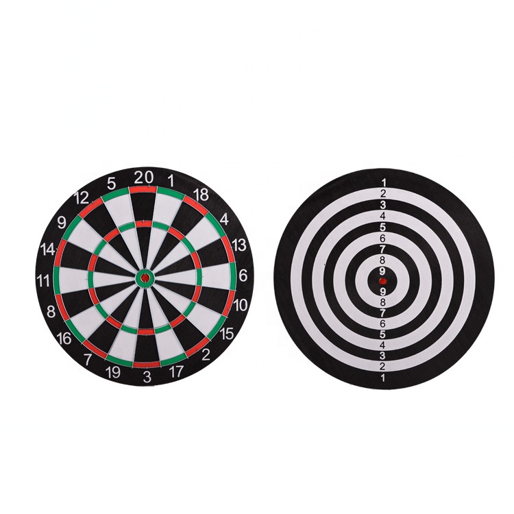 High Quality 17Inch Custom Safety Double Sided Dartboard Set With 6 Magnetic Darts For Competition Or Game