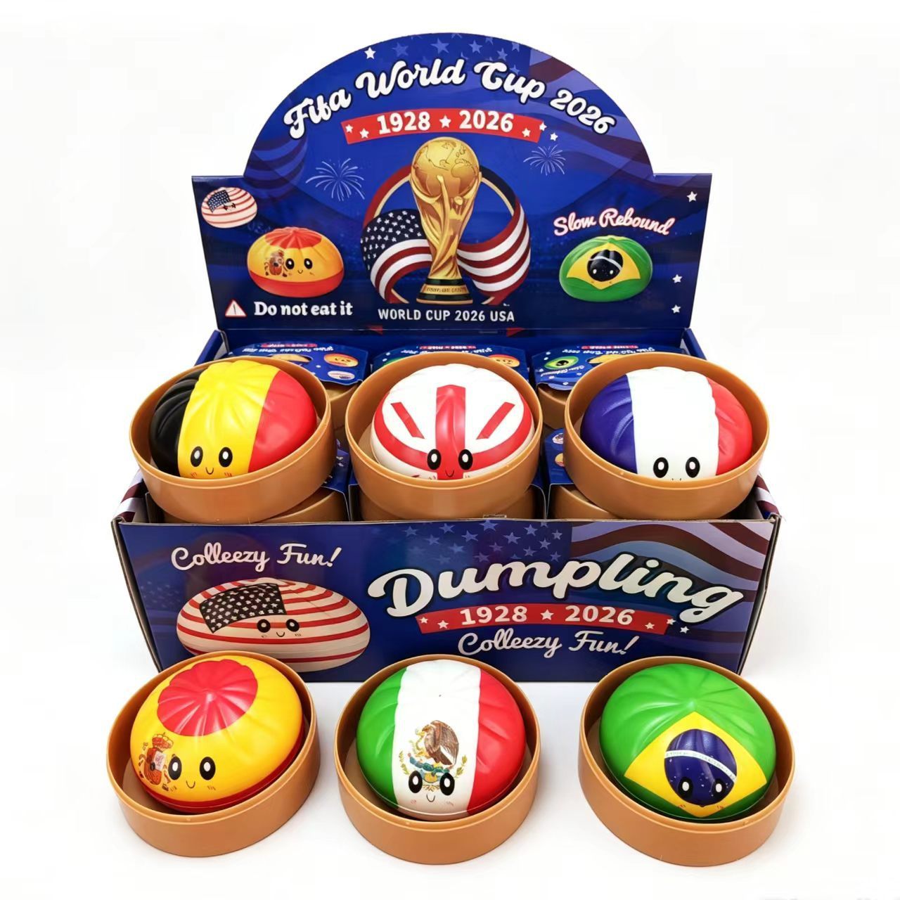 Petits pains de football colorés pour la Coupe du Monde