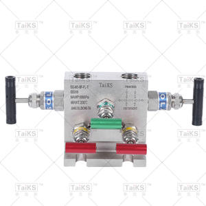 Collecteurs à cinq vannes de type T fournis par le fabricant, vannes à aiguille en acier inoxydable avec raccord à filetage interne, vannes de régulation - Product Image 5