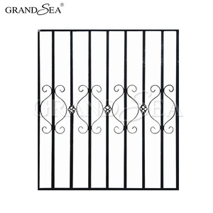Decorativo forjado hierro Parrilla de ventana para abatible balcón Barra de guardia <span class=keywords><strong>a</strong></span> - Product Image 4