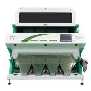 4 Máng trượt quang thông minh CCD Đen Red Green Tea Color SORTER máy cho colour phân loại