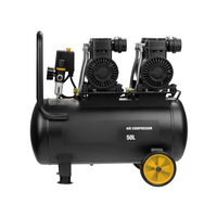 RC-5013 mini machine industrielle portative silencieuse et exempte d'huile de la meilleure qualité de compresseur d'air de 3.4HP 50L