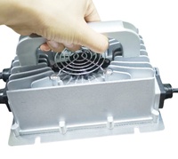 Cargador de batería de litio personalizado, cargador de batería de iones de litio resistente al agua para batería de litio Lifepo4 NCM con pantalla en tiempo Real