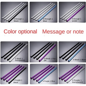 Crystal <b>Mahjong</b> Ruler Pusher Mini Stick with Aluminum Alloy Packaging Crystal <b>Mahjong</b> Tile Pusher a <b>Set</b> of Four Pieces - Product Image 3