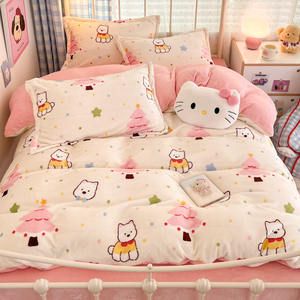 Juego de Sábanas y Funda de Edredón de Diseño de Dibujos Animados en 3D de Alta Calidad, Juego de Ropa de <span class=keywords><strong>Cama</strong></span> <span class=keywords><strong>Infantil</strong></span> de Lujo, Tamaño Queen y King - Product Image 6