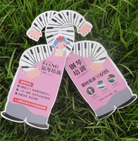 Cartes publicitaires personnalisées en papier offset découpées et porte-cartes pour poignées de porte d'hôtel, promotion au sol, cadeaux culturels