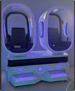 Cinéma de réalité virtuelle 9D, fauteuil VR double en forme d'œuf, pour intérieur, maison, centre commercial, aéroport, jardin public, aire de jeux, nouveau design tendance - Product Image 2