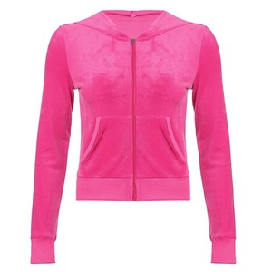 Velvet Trainings anzug Custom Winter Velours Reiß verschluss Trainings anzüge Strass 2 Stück Frauen <span class=keywords><strong>Juicy</strong></span> Velvet Jogging Trainings anzug Ausgestellte Hose
