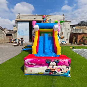 Château gonflable Yuedong Combo à double piste avec toboggan sec, piscine et thème de <span class=keywords><strong>parc</strong></span> d'attractions - Product Image 5
