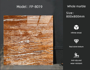 กระเบื้องเซรามิกขัดเงาสีเบจ600x1200มม. ของแข็งทนกรดทนต่อการสึกหรอต้านเชื้อแบคทีเรียสำหรับห้องไฟร์บริค - Product Image 3
