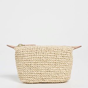 Custom Women Straw Bags Spring Summer Beach <b>Tote</b> Bag Woven Shoulder Purse Handbag <b>Raffia</b> Leather Trim Mini Bucket Embroidery - Product Image 6