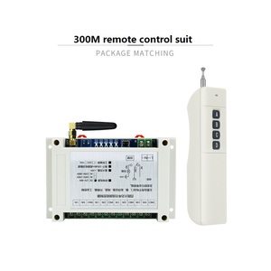 Romotion-Interruptor de control remoto para el hogar, conjunto de transmisor y receptor para control industrial, 433Hz/315Hz DC12-48V 4Celelay F - Product Image 6