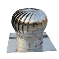 Capot de ventilation de toit WENCHENG en acier inoxydable, circulaire, extérieur, sans alimentation, avec fonction automatique et étanche