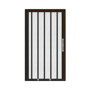 รางรถไฟความเร็วสูงประตูบานเลื่อนอลูมิเนียมอัลลอยด์แบบพับได้หน้าต่างที่มองไม่เห็นสำหรับ<span class=keywords><strong>แมว</strong></span>หนูกันยุง - Product Image 1