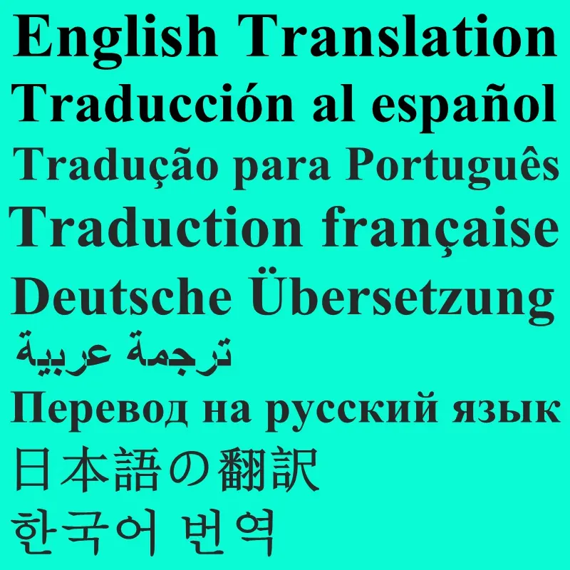 Inglês Francês Coreano Língua Russa Tradutor para Tradução Chinesa