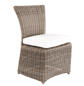 TG di lusso all'aperto Rattan sedia <span class=keywords><strong>da</strong></span> pranzo Set di 6 Patio mobili per la cena moderni fatti a mano in vimini all'aperto Teak <span class=keywords><strong>tavoli</strong></span> in legno - Product Image 3