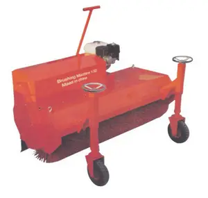 high speed easy operated lawn comber for artificial grass surface clean turf brush machine