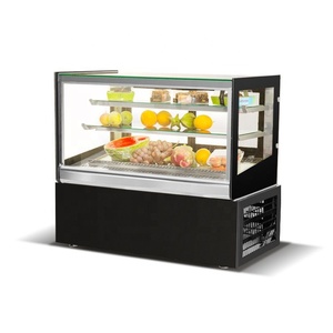 <span class=keywords><strong>Vitrine</strong></span> réfrigérée en verre d'étalage de gâteau de partie supérieure du comptoir commerciale pour des tartes - Product Image 4