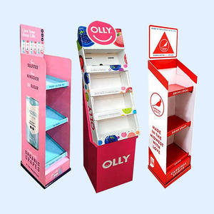 Perakende Süpermarket Promosyon Özel Tasarım Karton Atıştırmalık Rafı Teşhir Standları Pop Chips Standı - Product Image 5