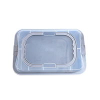 Plaque de cuisson rectangulaire portable en acier au carbone antiadhésive avec couvercle en plastique, ustensile de cuisson pour gâteaux au four