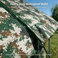 Carpa Tubular Grande de Tela Oxford de Triple Capa para las Cuatro Estaciones con Impermeabilización de 2000-3000 mm y Camuflaje