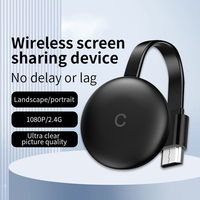 Meilleures ventes : Fonction de mise en miroir d'écran sans fil 1080P anti-latence et anti-délai pour téléphone, ordinateur portable, téléviseur et projecteur