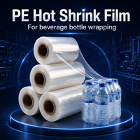 Rouleaux de film rétractable de qualité alimentaire durable, 100% LLDPE vierge, haute transparence, résistance à la traction supérieure pour l'emballage