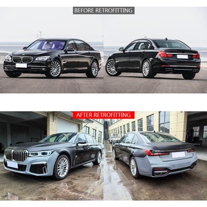 Kit de Carrocería para BMW Serie 7, Modificación de Auto F02 2009-2015, Actualización 2023 G12, Parachoques Delantero, Capó, Guardabarros, Parachoques Trasero, Puerta Trasera - Product Image 2