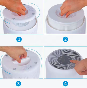 Tùy chỉnh OEM Máy lọc không khí <span class=keywords><strong>HEPA</strong></span> lọc thay thế với than hoạt tính hình trụ <span class=keywords><strong>HEPA</strong></span> lọc HEPA13 Vòng lọc - Product Image 4